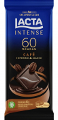 LACTA INTENSE 60% CACAU CAFE 85G