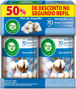 BOM AR FRESHMATIC FL ALGODAO REFIL 250 ML 50% DESC. 2 REFIL