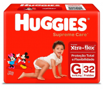 FRALDA HUGGIES MAXIMA PROTECAO MEGA G 32F