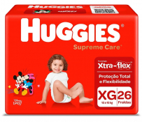 FRALDA HUGGIES MAXIMA PROTECAO MEGA XG 26F