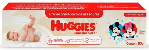 CREME ASSADURAS HUGGIES SUP CARE 80G