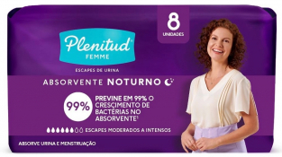 PLENITUD FEMME ABSORVENTE C/8 NOTURNO