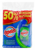 REPELEX LOCAO REPELENTE 2 UN. 100ML 50% DESC NA 2 UNID.