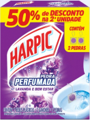 HARPIC PEDRA SANITARIA LAVANDA 2 UN. 50% DESC. NA 2 UN.