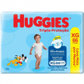 FRALDA HUGGIES T.PROT XG 66F HIPER