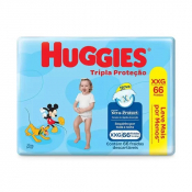 FRALDA HUGGIES T.PROT XXG 66F HIPER