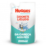 SABONETE LIQ HUGGIES EXTRA SUAVE REFIL 200ML