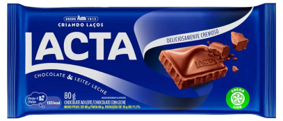 LACTA AO LEITE 80G