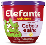 EXTRATO ELEFANTE POTE 300G CEBOLA E ALHO