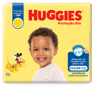 FRALDA HUGGIES PROT.DIA XXG 24F JBO