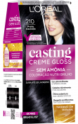 CASTING CREME GLOSS 210 - PRETO AZULADO