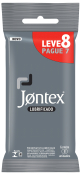 JONTEX PRESERVATIVO LUBRIFICADO LEVE 8 PAGUE 7