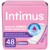 PROTETOR DIARIO INTIMUS LONGO EXTRA PROTECAO C/48