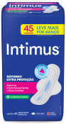 ABSORVENTE INTIMUS C/45 NOTURNO COB. SECA C/ABAS
