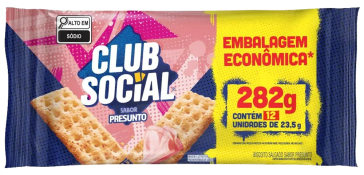 CLUB SOCIAL PRESUNTO EMBALAGEM ECONOMICA 282G