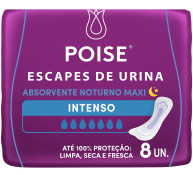 ABSORVENTE POISE NOTURNO MAXI C/8 UNID.