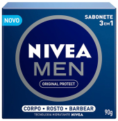 NIVEA SABON 90G MEN ORIGINAL 3 EM 1
