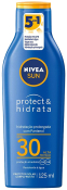 NIVEA SUN PROTETOR SOLAR PROTECT & HIDRATA FPS30 125ML