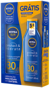 NIVEA SUN KIT PROTETORES SOLARES PROTEC & HIDRATA FPS30 200ML+100ML GRATIS
