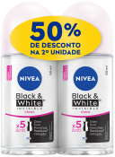 NIVEA DESODORANTE 50ML ROLL-ON DUOPACK BLACK & WHITE
