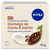 NIVEA SABON 80G MANTEIGA DE CACAU E JASMIM