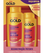 NIELY GOLD KIT PROMOCIONAL RECONSTRUCAO POTENTE SHAMPOO+CONDICIONADOR