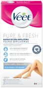 VEET CERA CORPORAL PELE DELICADA PURE & FRESH 12FLS