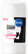 NIVEA DESOD 54G STICK BLACK&WHITE CLEAR FEM