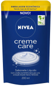 NIVEA SABON LIQ 200ML REFIL CREME CARE