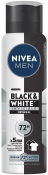 NIVEA MEN DESODORANTE 150ML AEROSOL BLACK & WHITE INVISIBLE
