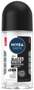 NIVEA MEN DESODORANTE 50ML ROLL-ON BLACK & WHITE INVISIBLE