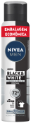 NIVEA MEN DESODORANTE 200ML AEROSOL BLACK & WHITE INVISIBLE EMB. ECONOMICA