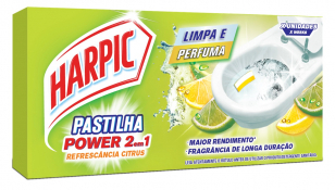 HARPIC PASTILHA ADES 2EM1 FRUTAL 9G 3 UNID