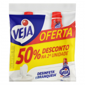 VEJA BANHEIRO X-14 T IRA LIMO CLORO ATIVO 2 REFIS 50% DESC. 2 UN.