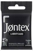 JONTEX PRESERVATIVO LUBRIFICADO 3 UNID