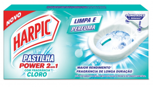 HARPIC PASTILHA ADES 2EM1 FLORAL DELIC 9G 3UN