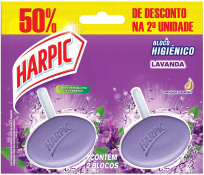 HARPIC BLOCO HIG.LAV 26G 1UN+1UN C/50% DESC