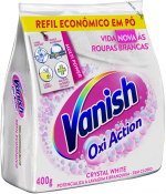 VANISH OXI ACTION CRYSTAL WHITE PO REFIL 400G