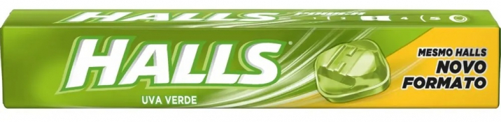HALLS SIN UVA VERDE (NOVO) 28G