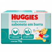 SABONETE BARRA HUGGIES EXTRA SUAVE 75GR