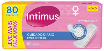 PROT.DIARIO INTIMUS C/80 S/A S/P CUIDADO DIAR